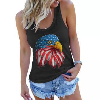 American Bald Eagle Mullet 4Th Of July Funny Usa Patriotic Gift V2 Women Flowy Tank - Monsterry