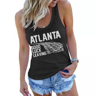 Atlanta Good Luck Leaving T-Shirt Graphic Design Printed Casual Daily Basic Women Flowy Tank - Thegiftio UK