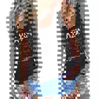 Autism Im Upside Down Heehoo Women Flowy Tank - Thegiftio