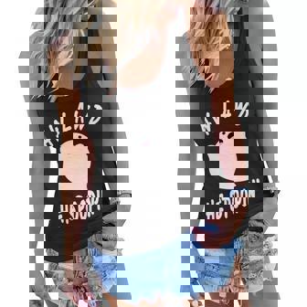Aw Lawd He Spoopin Concerned Ghost Design Graphic Design Printed Casual Daily Basic Women Flowy Tank - Thegiftio
