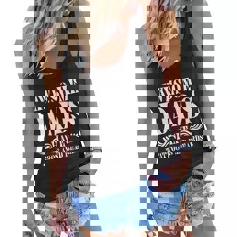 Awesome Dads Have Tattoos And Beards Funny Graphic Design Printed Casual Daily Basic Women Flowy Tank - Thegiftio