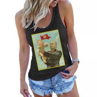 Baby Trump Putin Tshirt Women Flowy Tank - Monsterry AU