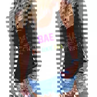 Bae Best Auntie Ever Colorful Graphic Design Printed Casual Daily Basic Women Flowy Tank - Thegiftio UK