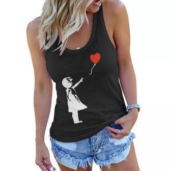 Banksy Style Women Flowy Tank - Monsterry UK