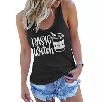 Basic Witch Halloween Witch Witchy Funny Halloween Costume Women Flowy Tank - Seseable