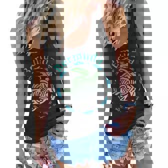 Bermuda Vintage Tribal Turtle Gift T Women Flowy Tank - Thegiftio