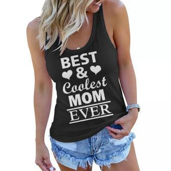 Best And Coolest Mom Ever Tshirt Women Flowy Tank - Monsterry UK