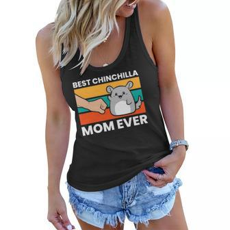 Best Chinchilla Mom Ever Funny Pet Chinchilla Women Flowy Tank | Mazezy