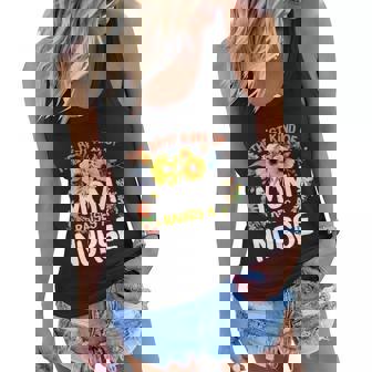 Best Kind Of Mom Raises A Nurse Mothers Day Flowers Rn Gifts V8 Women Flowy Tank - Thegiftio