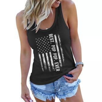 Best Pop Pop Ever American Flag Gift For Men Fathers Day Tshirt Women Flowy Tank - Monsterry UK