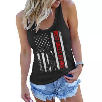 Best Uncle By Par Golf Usa Flag Graphic Design Printed Casual Daily Basic Women Flowy Tank - Thegiftio