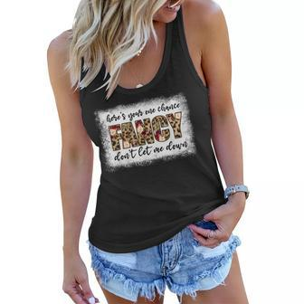 Bleached Heres Your One Chance Fancy Dont Let Me Down Women Flowy Tank - Thegiftio UK