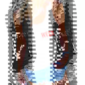 Bloody Week Funny Shark Opening Jawth Sharks Lover Women Flowy Tank - Thegiftio UK