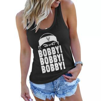Bobby Bobby Bobby Milwaukee Basketball Tshirt V2 Women Flowy Tank - Monsterry
