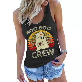 Boo Boo Crew Nurse Funny Ghost Halloween Nurse V3 Women Flowy Tank - Seseable