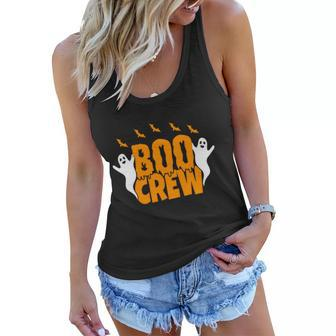 Boo Crew Funny Halloween Quote V2 Women Flowy Tank - Monsterry