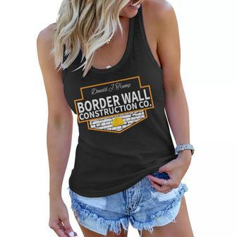 Border Wall Construction Co Donald Trump Women Flowy Tank - Monsterry DE