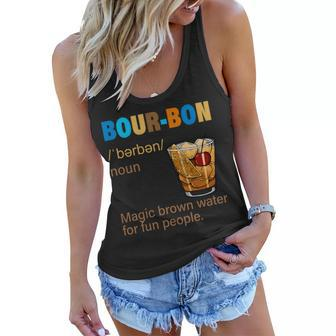 Bourbon Magic Brown Water For Fun People V2 Women Flowy Tank - Monsterry DE