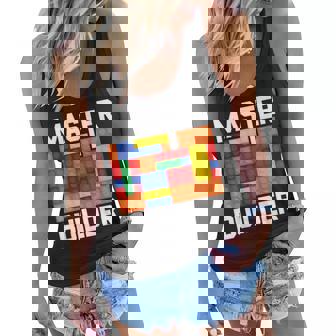 Brick Builder Funny Blocks Master Builder V3 Women Flowy Tank - Thegiftio