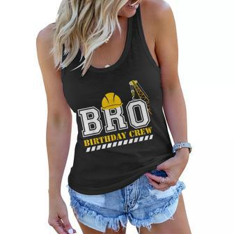 Brother Birthday Crew Construction Birthday Party Graphic Design Printed Casual Daily Basic Women Flowy Tank - Thegiftio UK