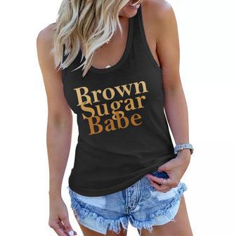 Brown Sugar Babe Women Flowy Tank - Monsterry