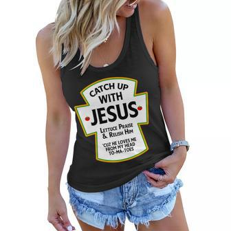 Catch Up With Jesus Tshirt Women Flowy Tank - Monsterry UK