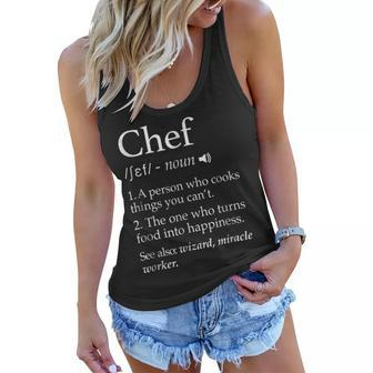 Chef Definition Funny Line Cook T Shirt Cooking Gifts Chefs Women Flowy Tank - Thegiftio UK