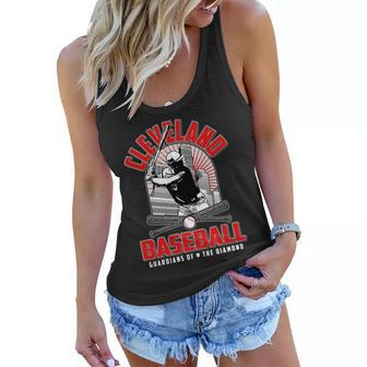 Cleveland Baseball Guardians Of The Diamond Tshirt Women Flowy Tank - Monsterry UK