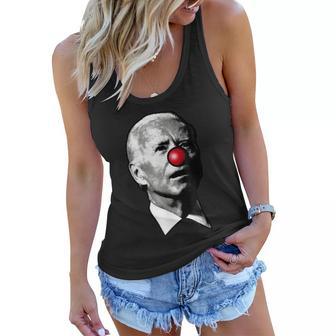 Clown Show Joe Funny Joe Biden Is A Democratic Clown Tshirt Women Flowy Tank - Monsterry