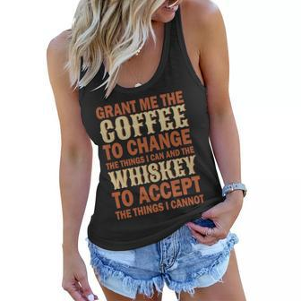 Coffee And Whiskey Women Flowy Tank - Monsterry UK
