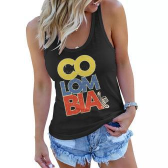 Colombia Proud Colombian Heritage Paisa Soy Colombiano Women Flowy Tank | Mazezy