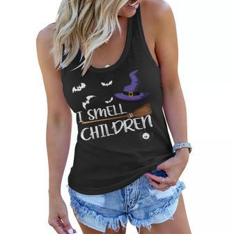 Cool I Smell Children Cute Halloween Witches Costume V2 Women Flowy Tank - Seseable