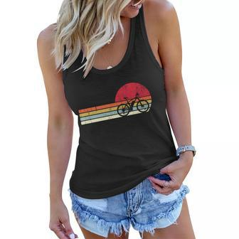 Cool Vintage Cycling Retro Bicycle Women Flowy Tank - Monsterry AU