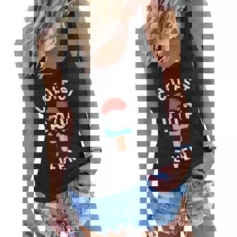Coolest Pop Ever Popsicle Men Best Dad Ever Cool Fathers Day Graphic Design Printed Casual Daily Basic V2 Women Flowy Tank - Thegiftio UK