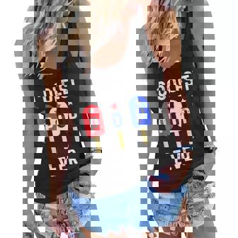 Coolest Pop Ever Popsicle Men Best Dad Ever Cool Fathers Day Graphic Design Printed Casual Daily Basic Women Flowy Tank - Thegiftio UK