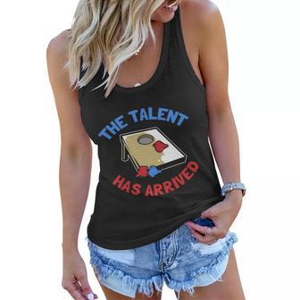 Cornhole The Talent Has Arrived Gift Women Flowy Tank - Monsterry