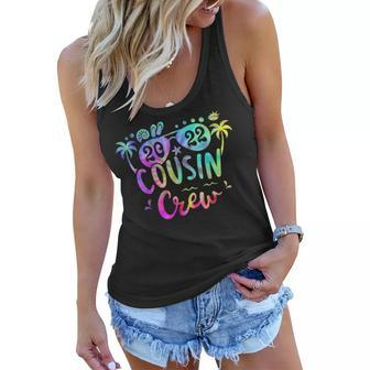 Cousin Crew 2022 Summer Family Vacation Beach Boys Girls Kid V3 Women Flowy Tank - Seseable