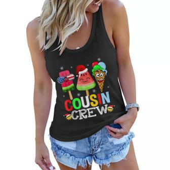Cousin Crew Christmas In July Squad Pajamas Matching Family Women Flowy Tank - Monsterry