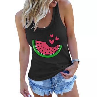 Dabbing Watermelon Kawaii Dab Summer Fruit Melon Lover Women Flowy Tank - Monsterry CA