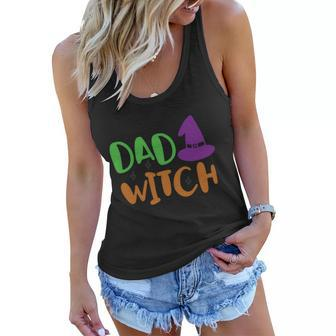 Dad Witch Witch Hat Halloween Quote Women Flowy Tank - Monsterry UK