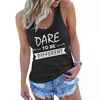 Dare To Be Different Tshirt Women Flowy Tank - Monsterry UK