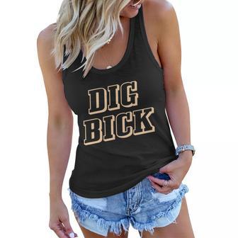 Dig Bick Funny Women Flowy Tank - Monsterry AU