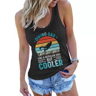 Diving Dad Fathers Day Gifts For Father Scuba Diving Graphic Design Printed Casual Daily Basic Women Flowy Tank - Thegiftio UK