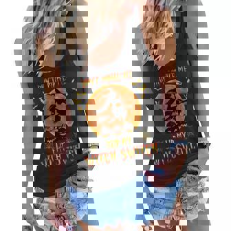 Dont Make Me Flip My Witch Switch Halloween Women Flowy Tank | Seseable UK