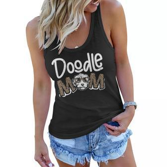 Doodle Mom Leopard Goldendoodle Mothers Day Mom Women Gifts Women Flowy Tank | Mazezy