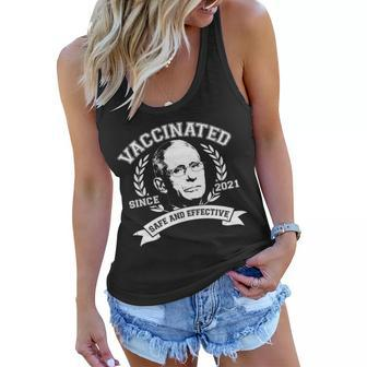 Dr Fauci Vaccinated Since 2021 Safe And Effective Women Flowy Tank - Monsterry DE
