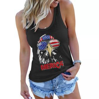 Eagle Mullet 4Th Of July Usa American Flag Merica Gift V7 Women Flowy Tank - Monsterry