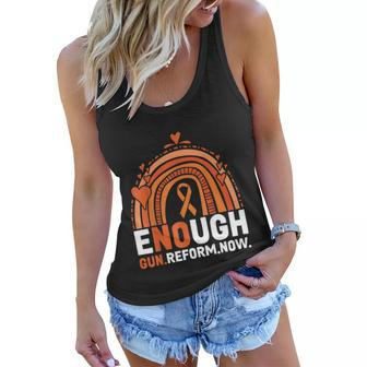 End Gun Violence Wear Orange V2 Women Flowy Tank - Monsterry CA