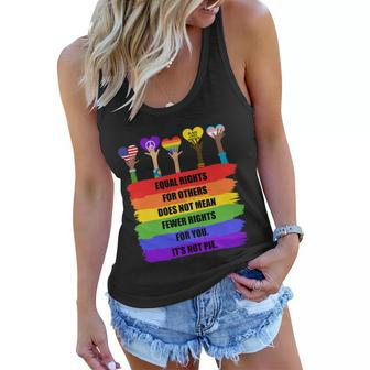 Equal Rights For Others Lgbt Pride Month Women Flowy Tank - Monsterry DE