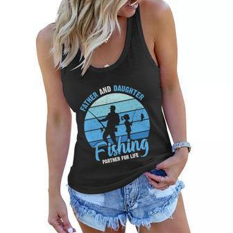 Father Daughter Fishing Partner For Life Funny Women Flowy Tank - Monsterry AU